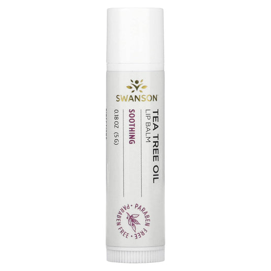 Swanson, Tea Tree Oil Lip Balm, 0.18 oz (5 g) - Image 1