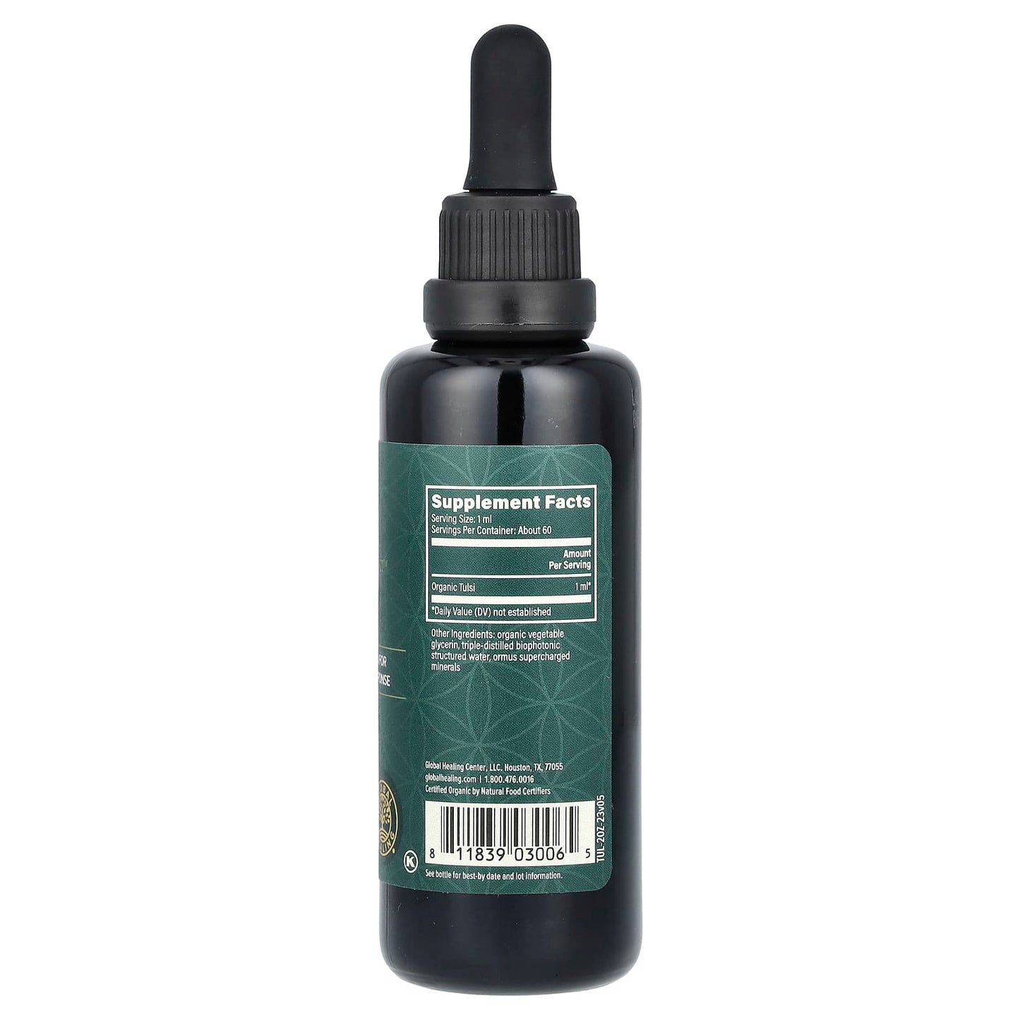 Tulsi Adaptogen for Stress Relief & Wellness - 59.2ml - Image 2