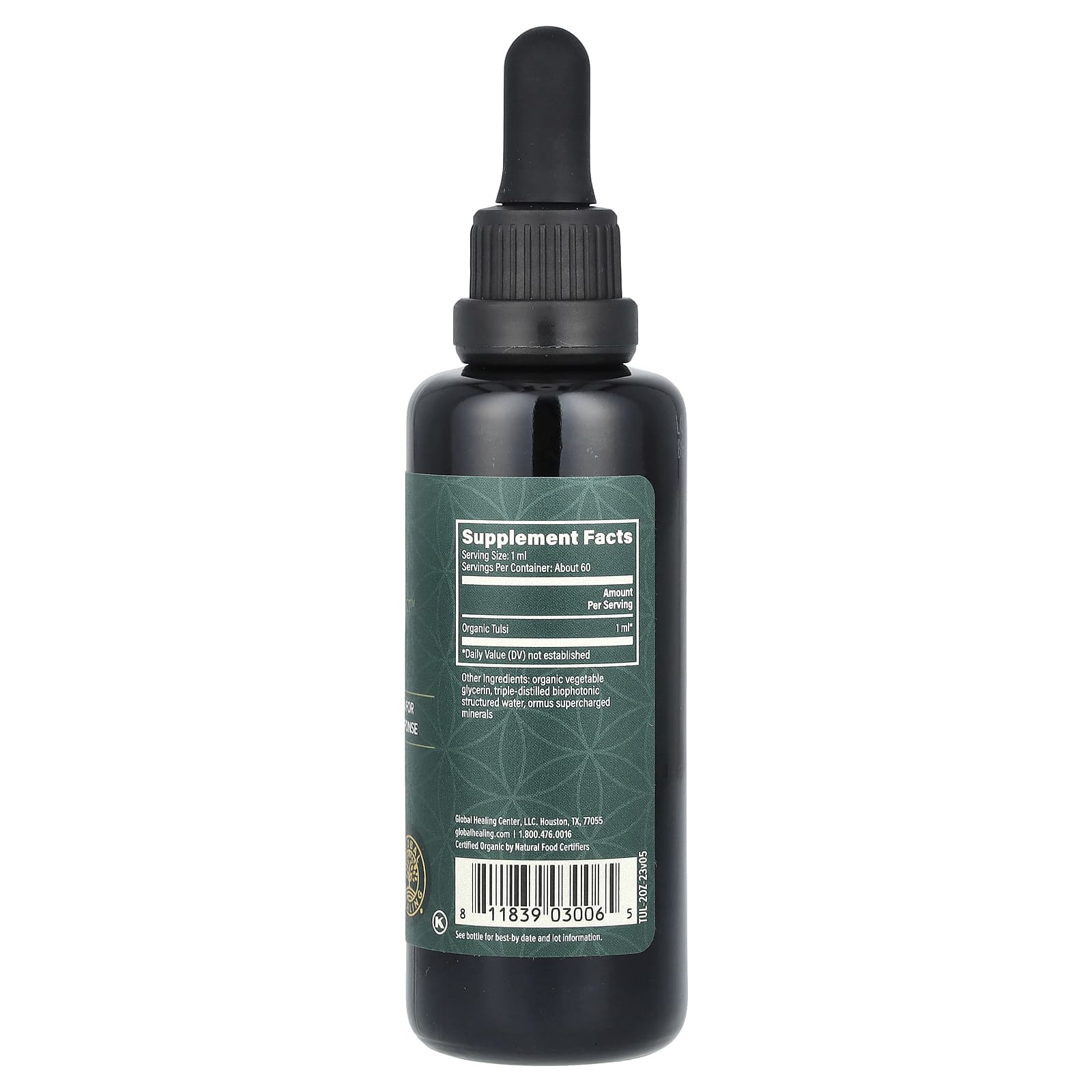 Tulsi Adaptogen for Stress Relief & Wellness - 59.2ml - Image 2
