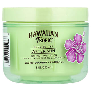 Exotic Coconut After Sun Body Butter by Hawaiian Tropic (8 oz, 12 Hr Moisturizat