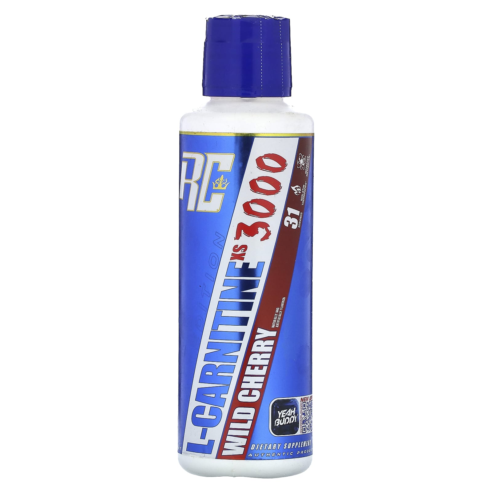 Ronnie Coleman, Vital Edition, L-Carnitine XS 3000, Wild Cherry, 16 fl oz (473.28 ml) - Image 1