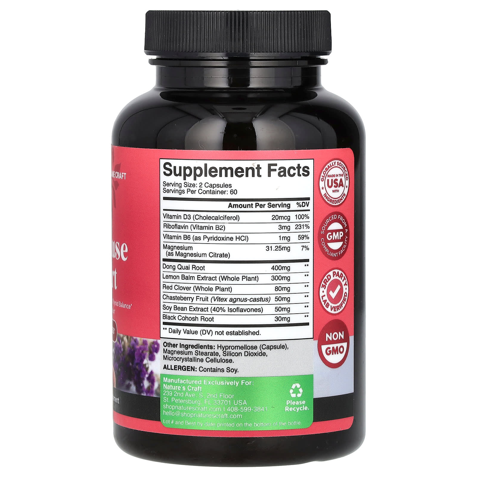 Nature's Craft, Menopause Support , 120 Capsules - Image 2