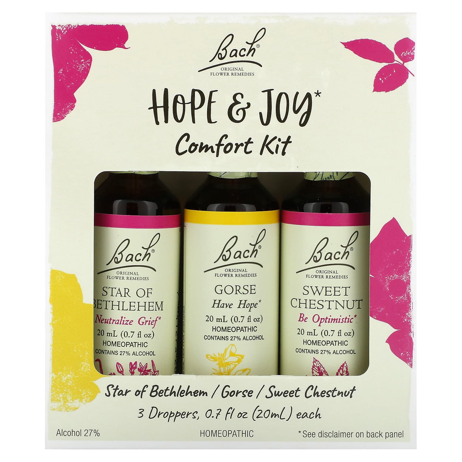 Hope & Joy Comfort Kit | 3 Flower Remedies for Emotional Balance - Image 1