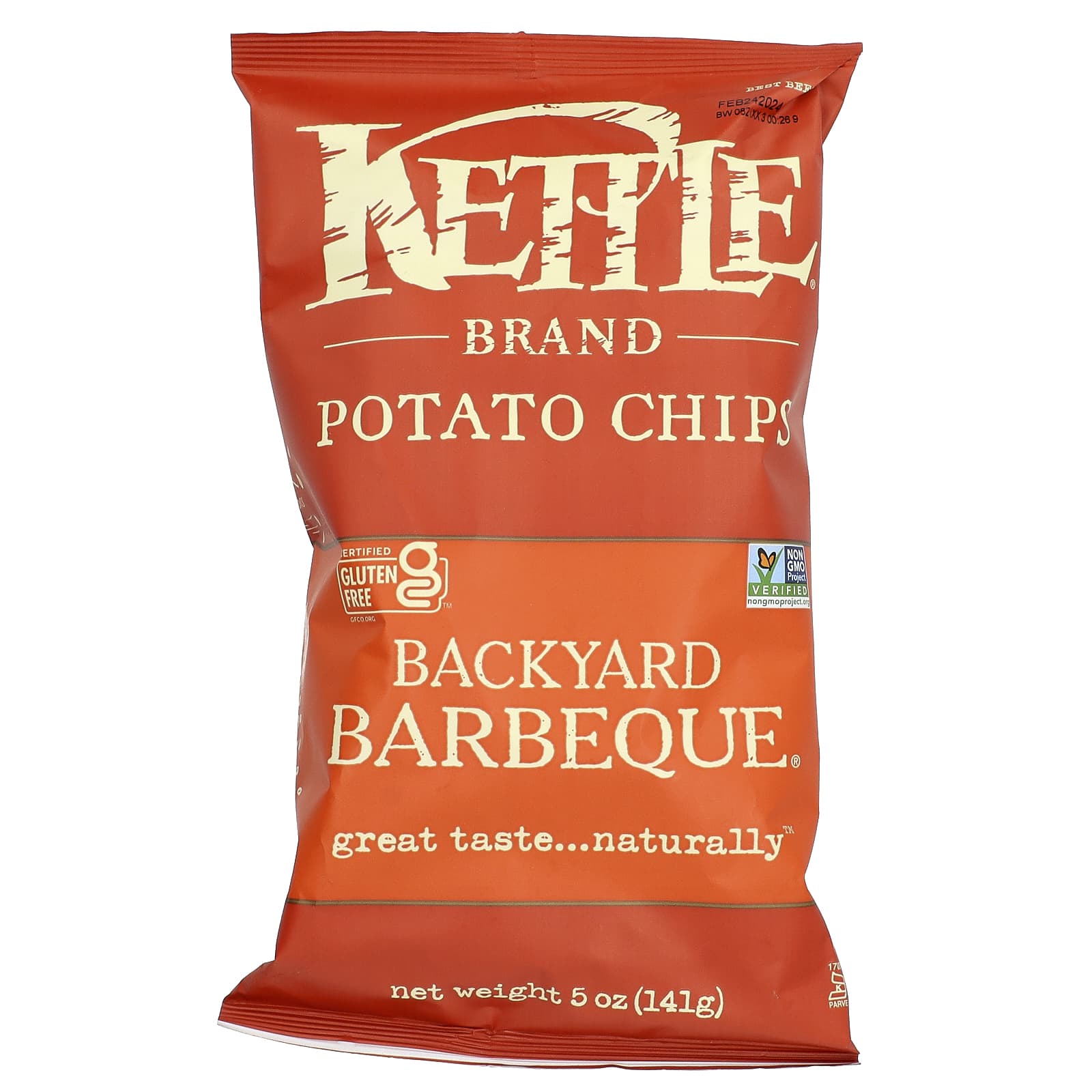 Kettle Foods, Potato Chips, Backyard Barbeque, 5 oz (141 g) - Image 1