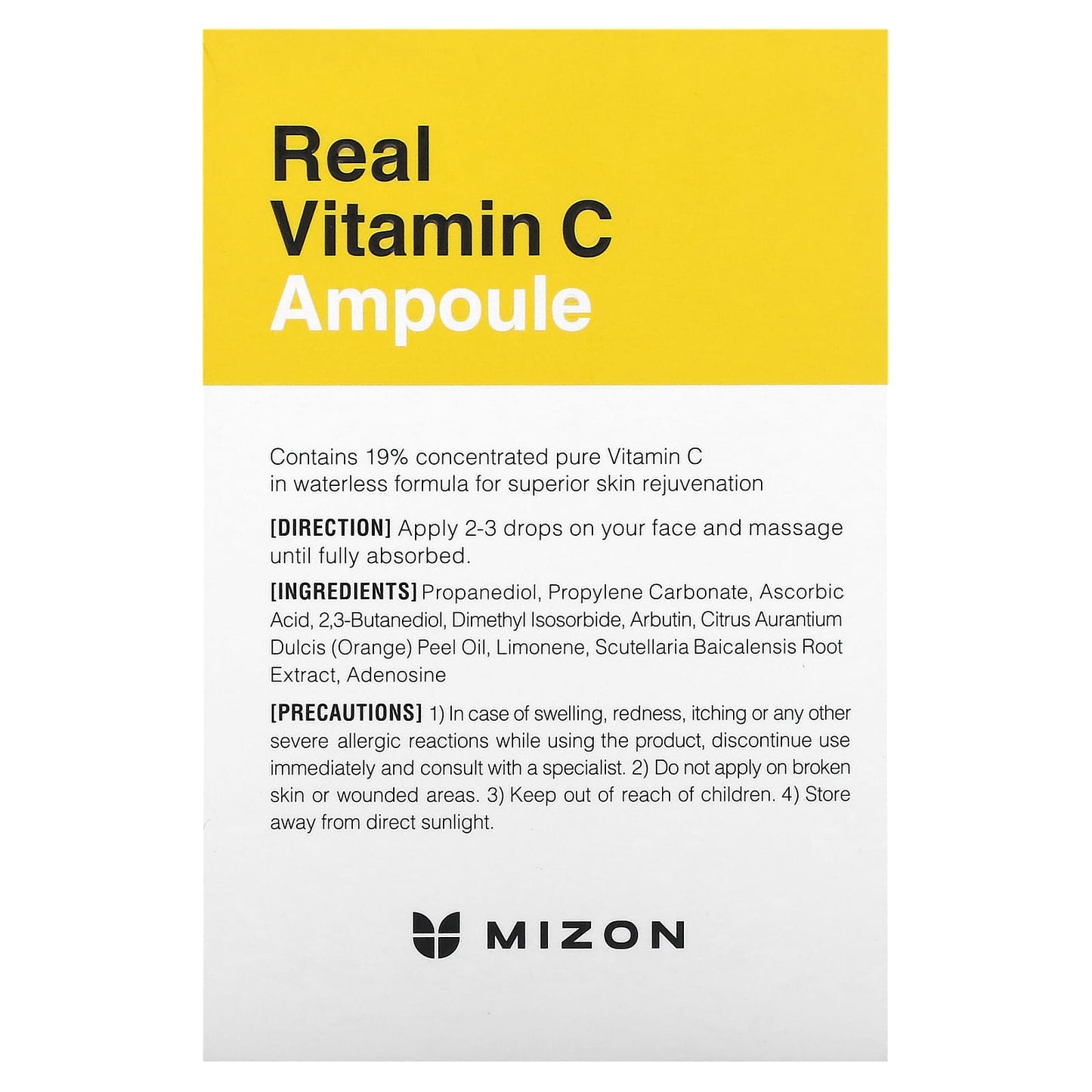 Mizon, Real Vitamin C Ampoule, 1.01 fl oz (30 ml) - Image 2