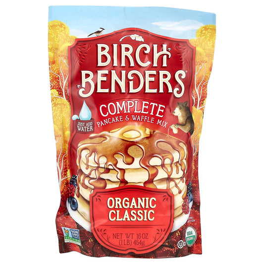 Delicious Organic Pancakes & Waffles in Minutes - Birch Benders 16oz - Image 1
