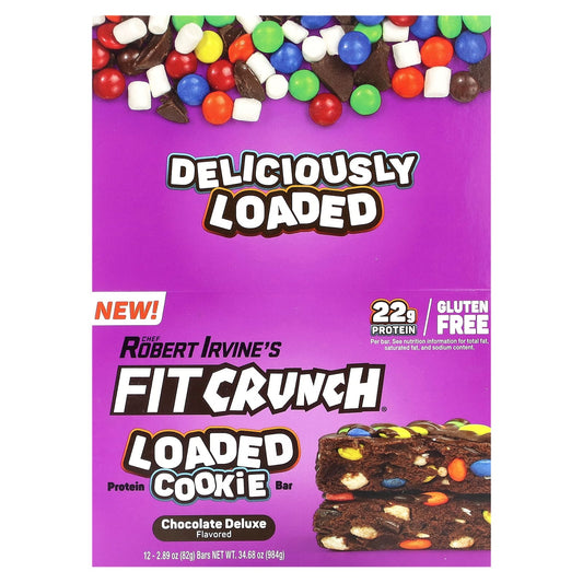 Delicious Chocolate Cookie Protein Bars by FITCRUNCH (12 Count) - Image 1