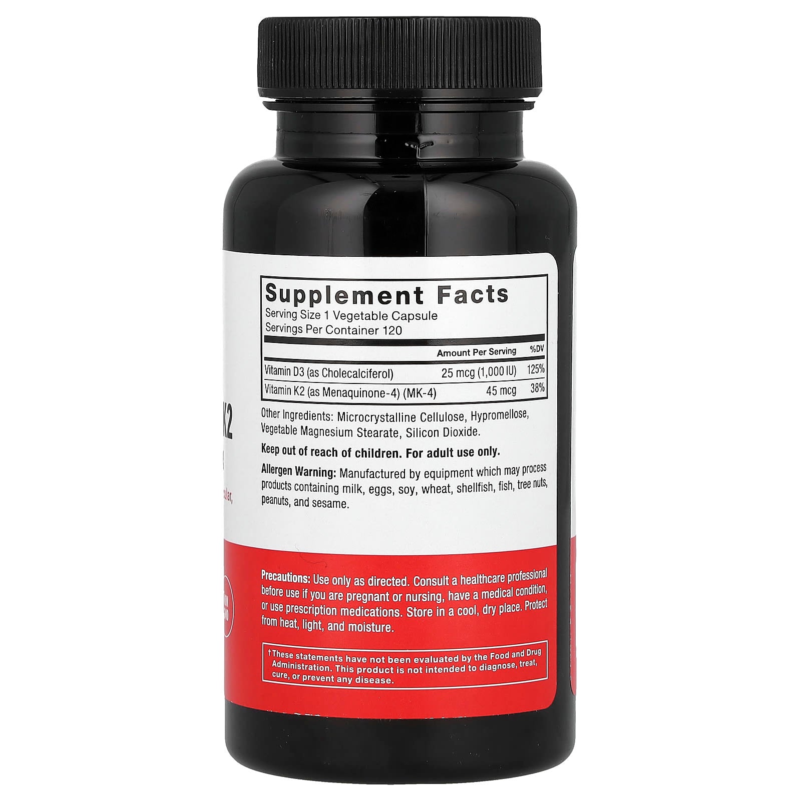 Boost Immunity & Bone Health with Force Factor Vitamin D3 & K2 - Image 2