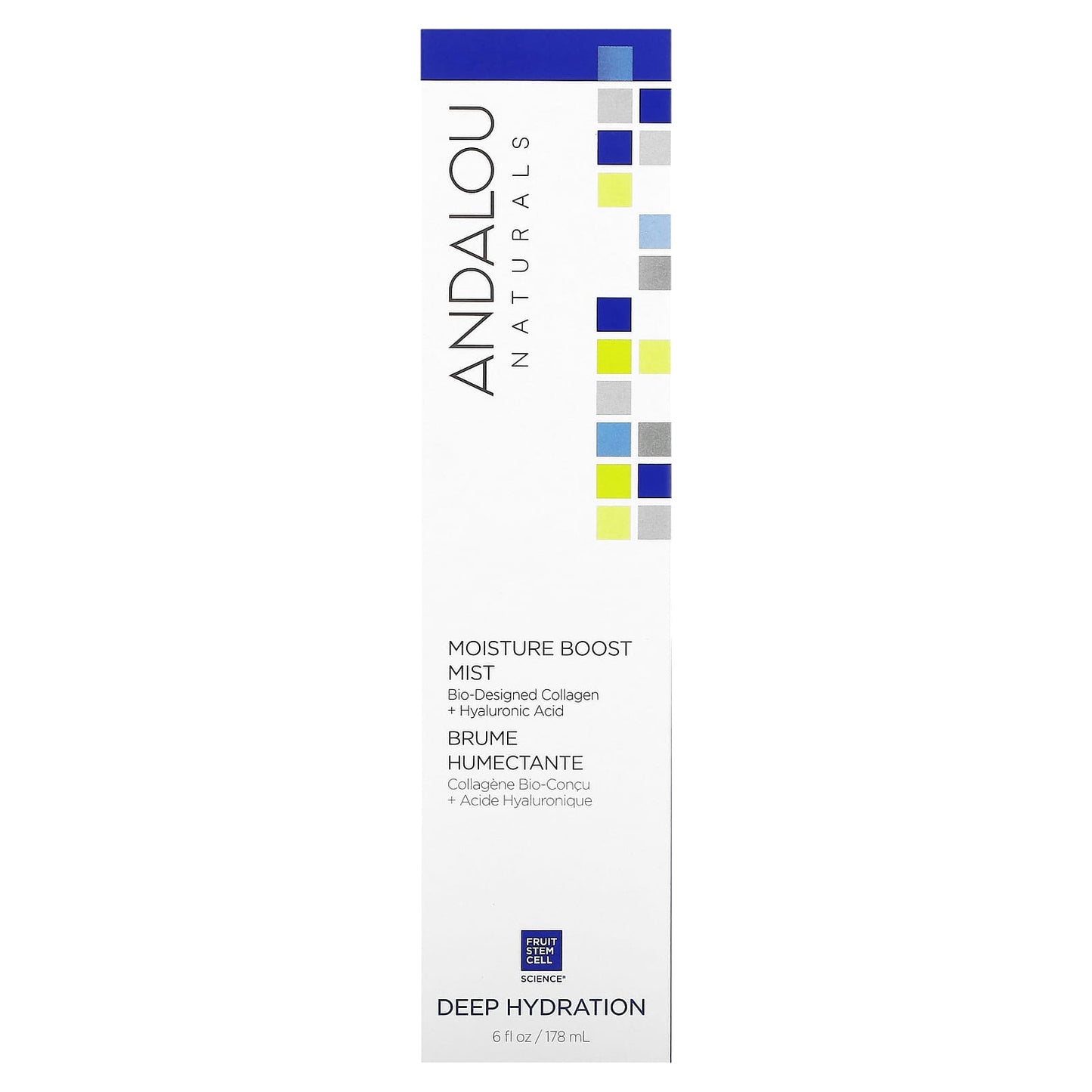 Andalou Naturals Moisture Boost Mist 6 fl oz - Hydrating Facial Spray - Image 2