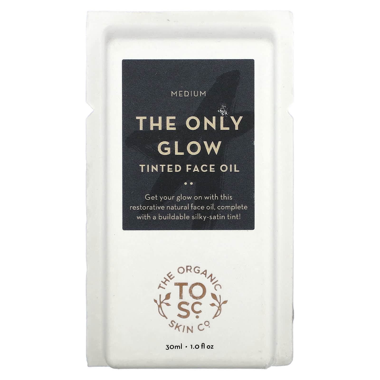 The Organic Skin Co., The Only Glow, Tinted Face Oil, Medium, 1 fl oz (30 ml) - Image 2