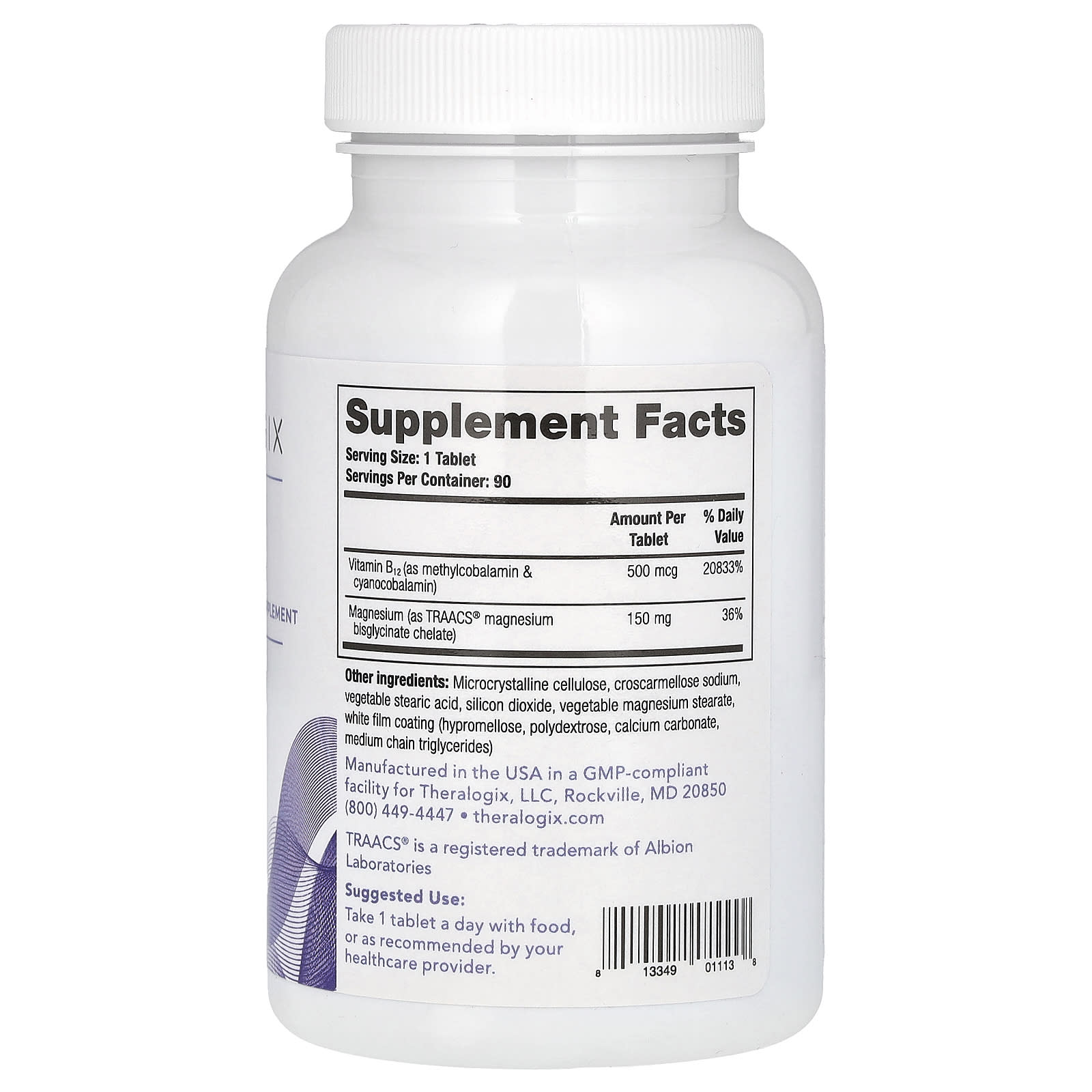 Theralogix, Remplir, 90 Tablets - Image 2