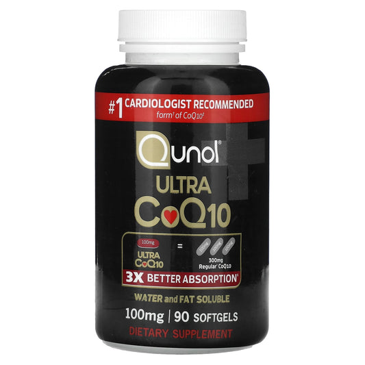 Qunol, Ultra CoQ10, 100 mg, 90 Softgels - Image 1