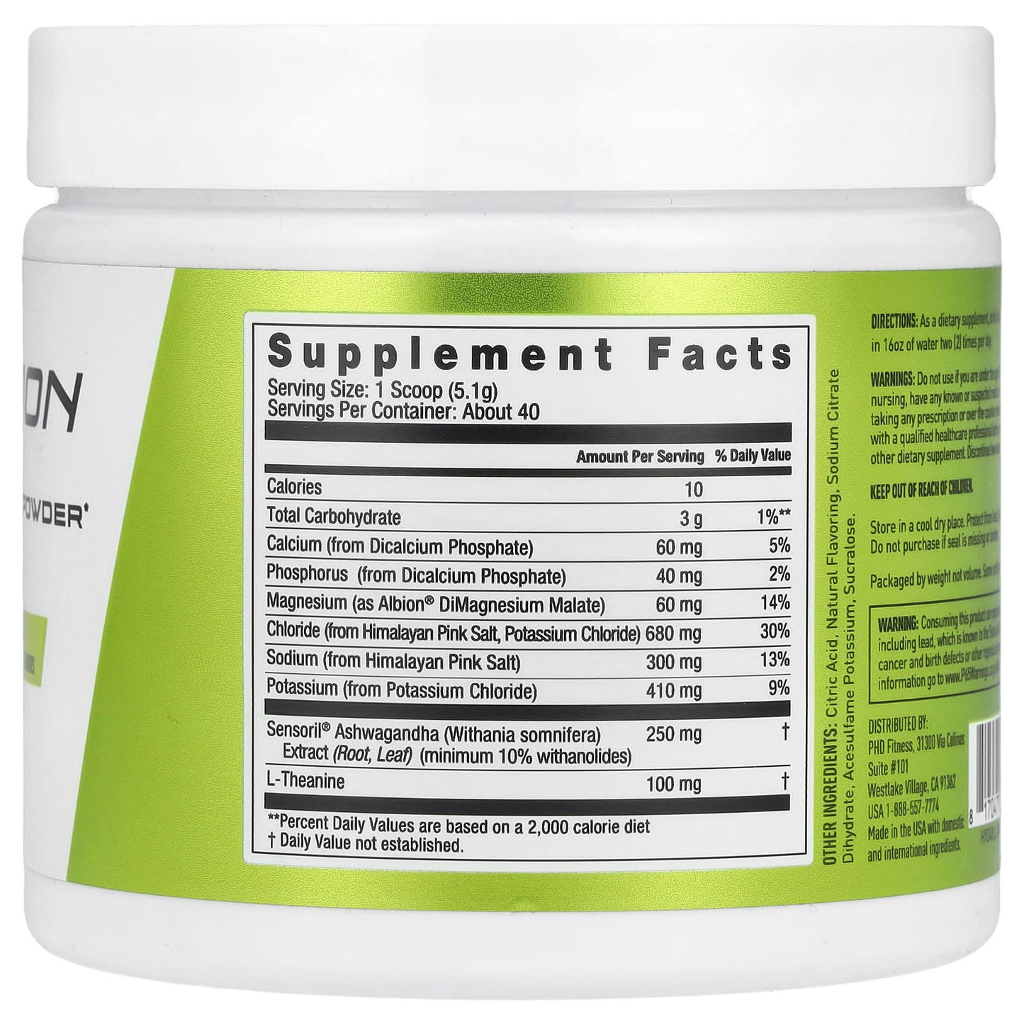 JYM Hydration Electrolyte Powder for Optimal Performance | Lemon Lime - Image 2