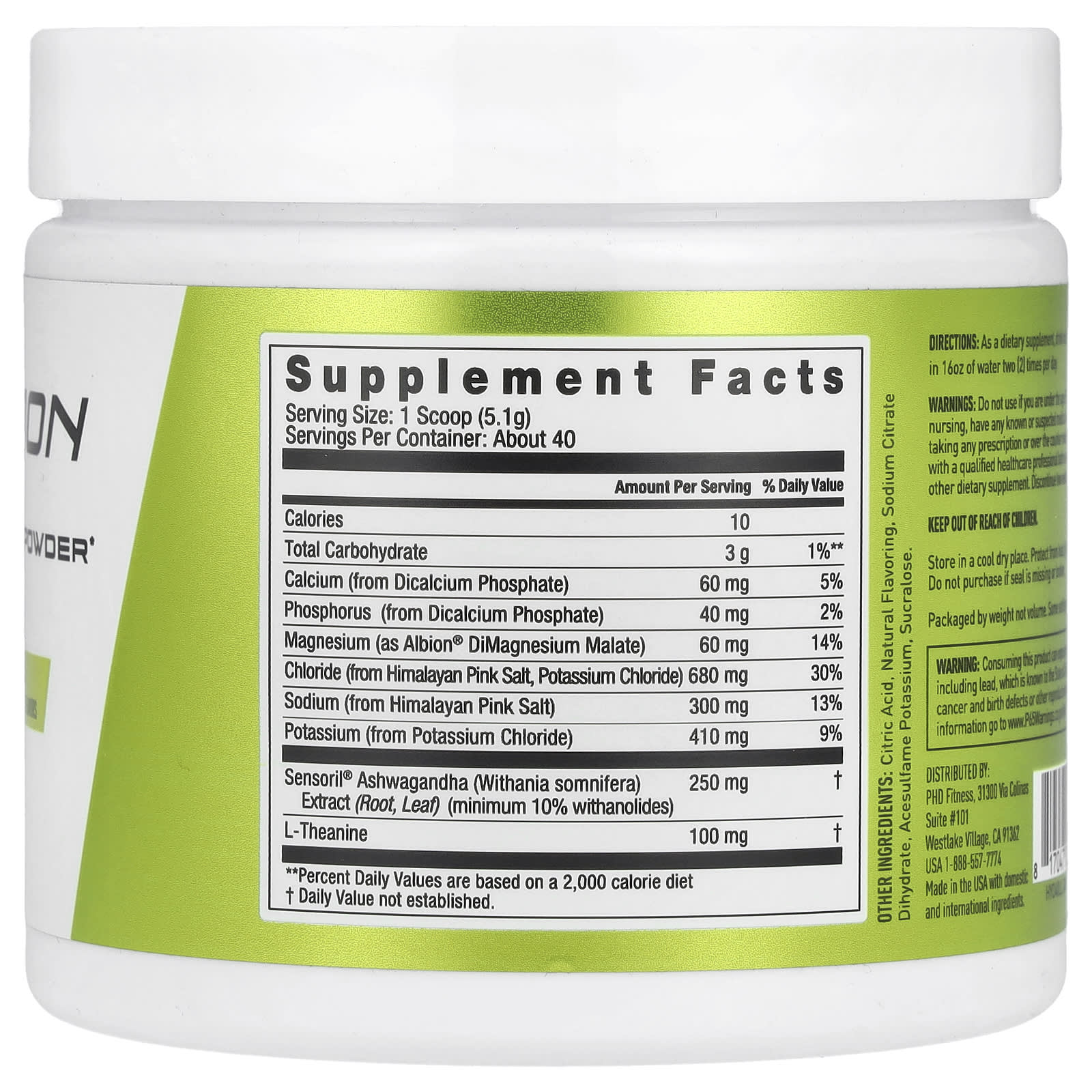 JYM Hydration Electrolyte Powder for Optimal Performance | Lemon Lime - Image 2