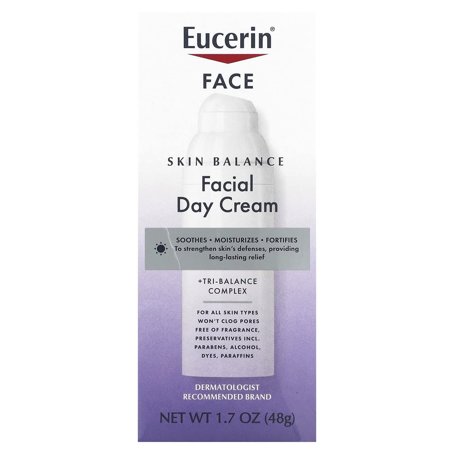 Eucerin Skin Balance Facial Day Cream for All Skin Types, 1.7 oz - Image 2