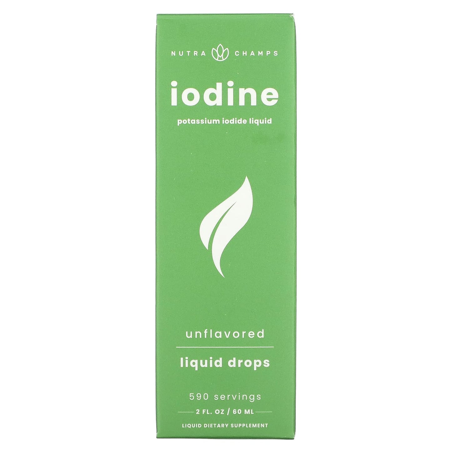NutraChamps, Iodine Liquid Drops, Unflavored, 2 fl oz (60 ml) - Image 2