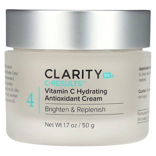 Vitamin C Hydrating Antioxidant Cream for Brighter, Smoother Skin - ClarityRx - Image 1