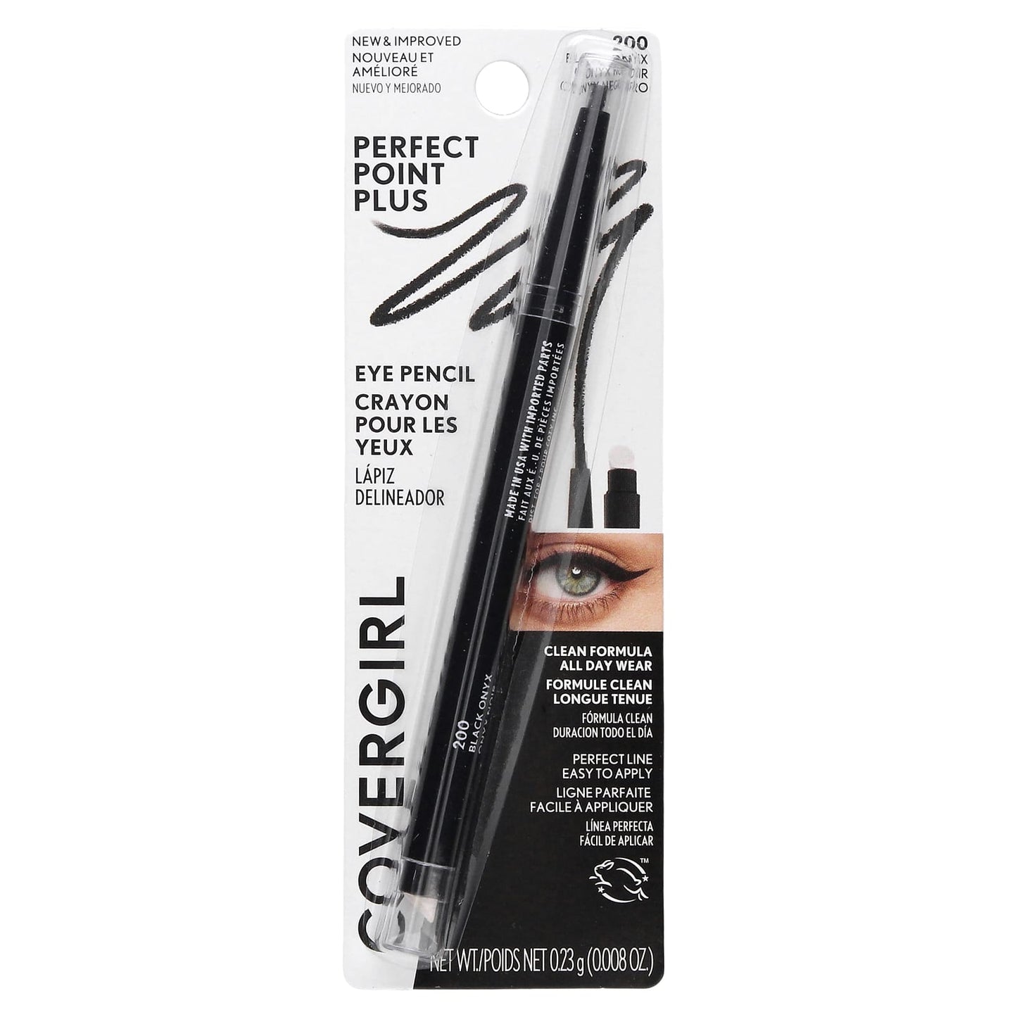 Covergirl Perfect Point Plus Eye Pencil, 200 Black Onyx - Image 2