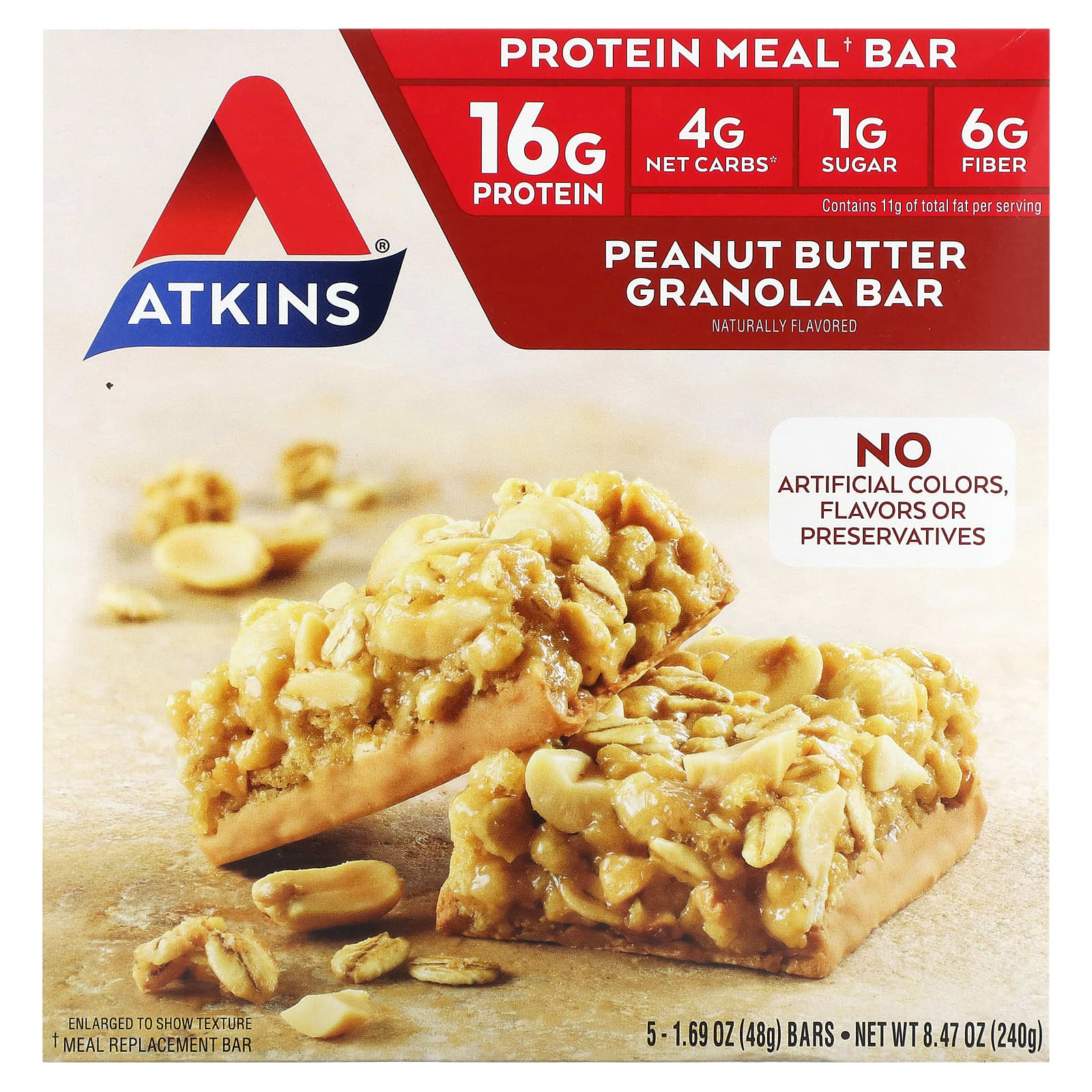 Low-Carb Protein Meal Bars by Atkins - 5 Count - Image 1