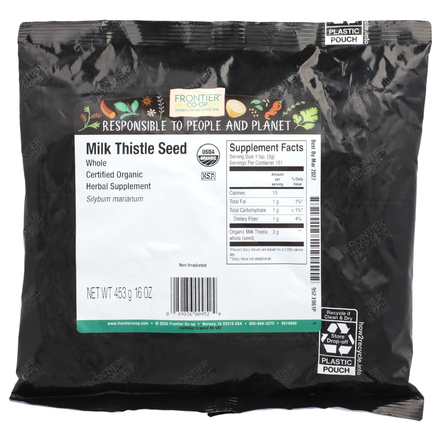 <strong>Organic Milk Thistle Seed Supplement by Frontier Co-op</strong> - Image 2