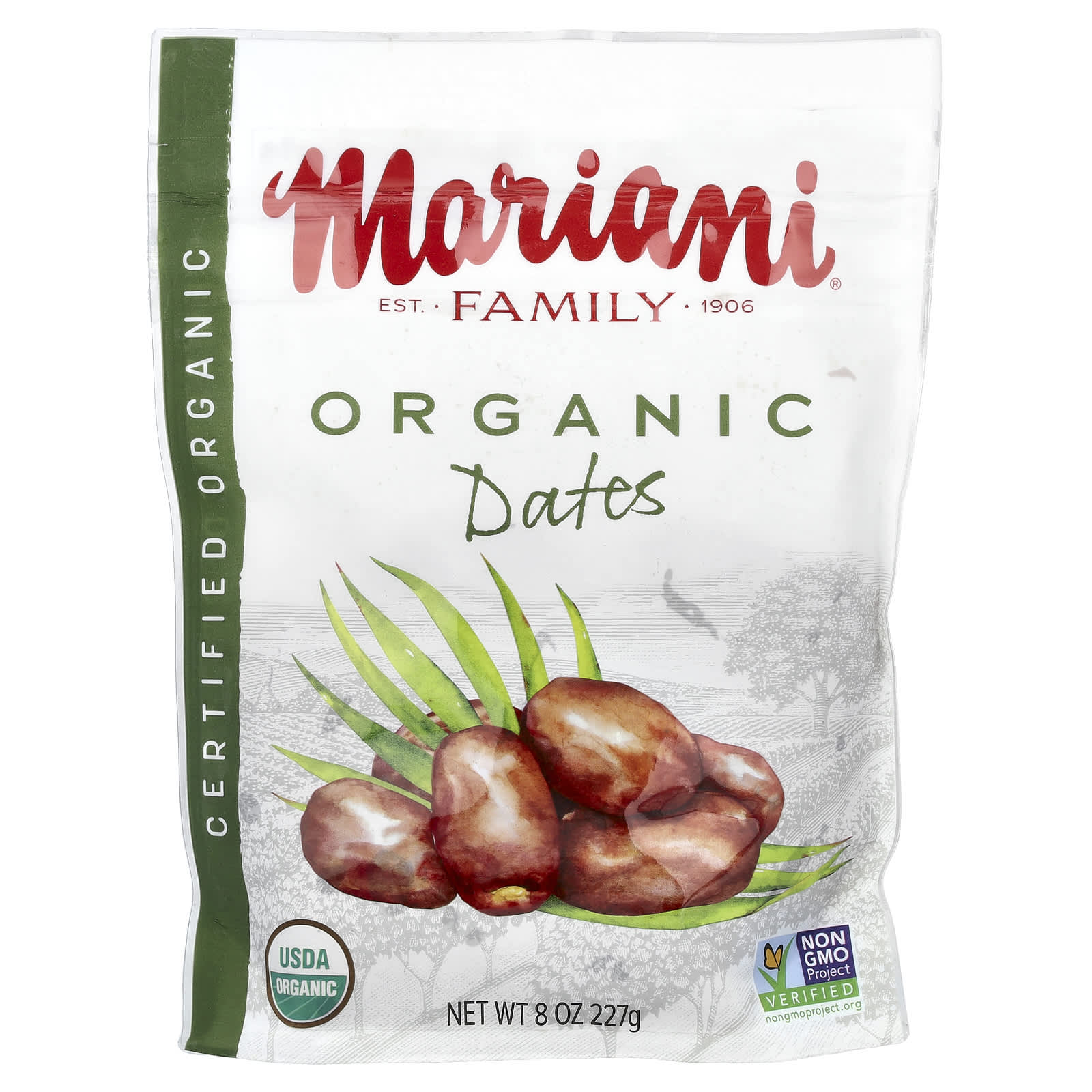 Mariani, Organic Dates, 8 oz (227 g) - Image 1