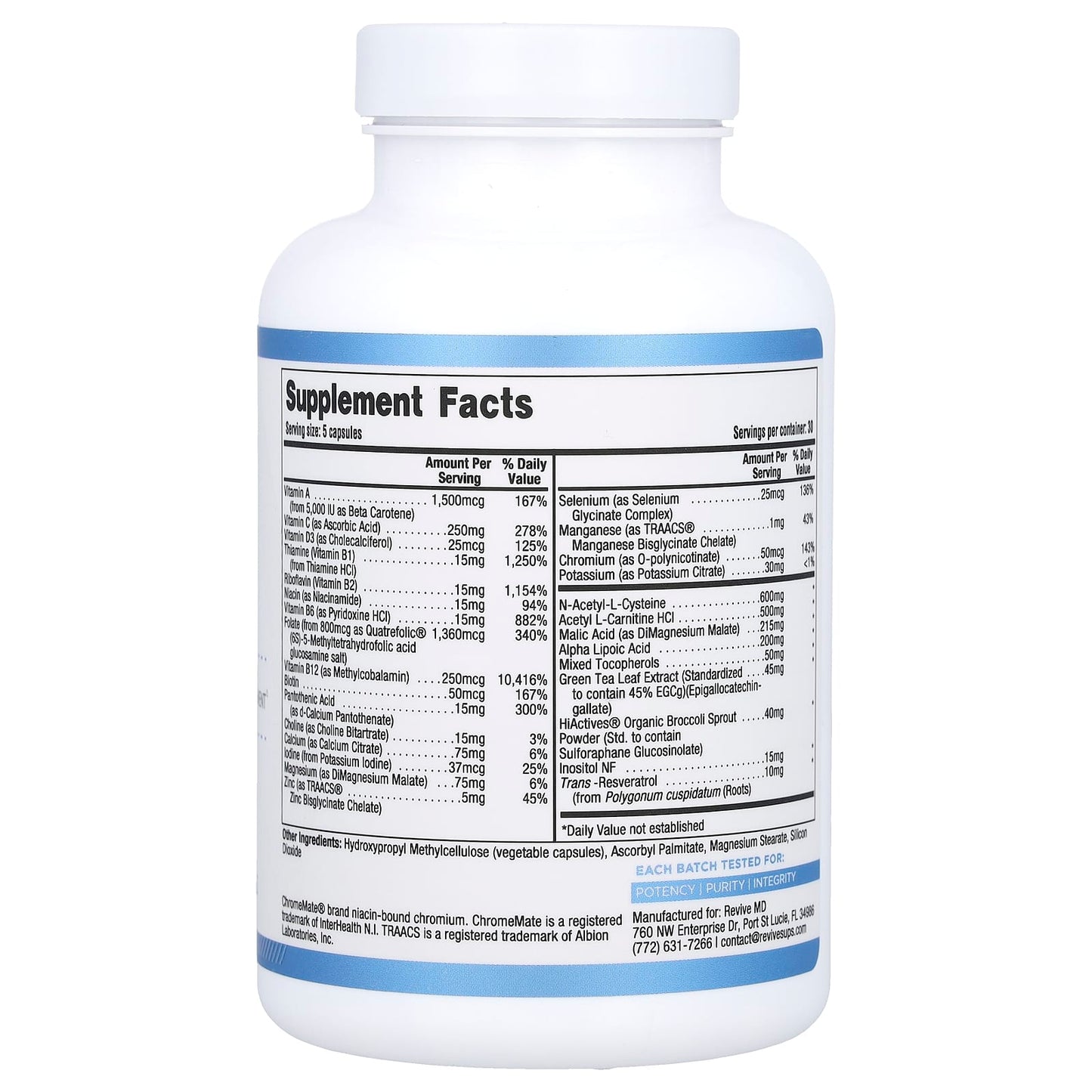 Revive, Multi Vitamin , 150 Vegetarian Capsules - Image 2