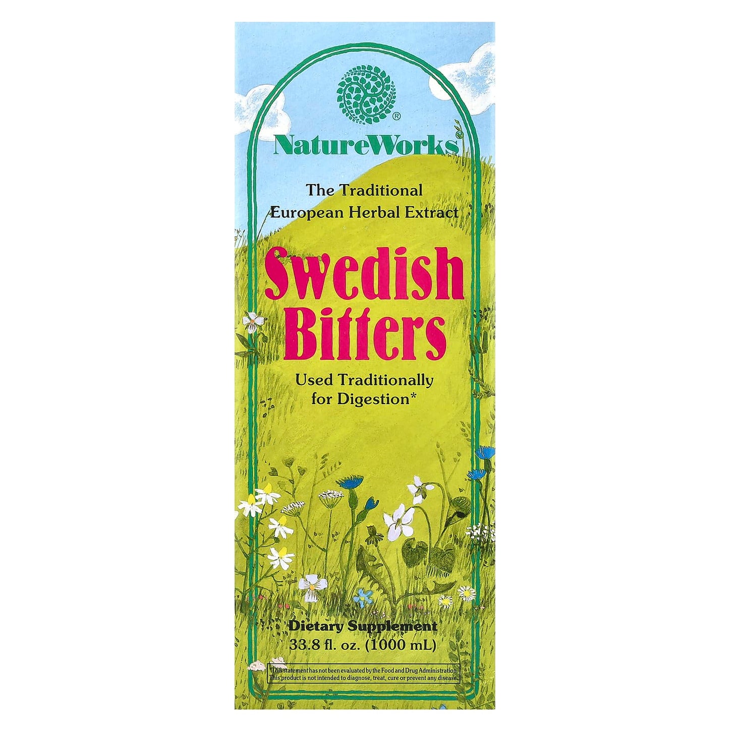 Nature's Way, NatureWorks, Swedish Bitters, 33.8 fl oz (1,000 ml) - Image 1