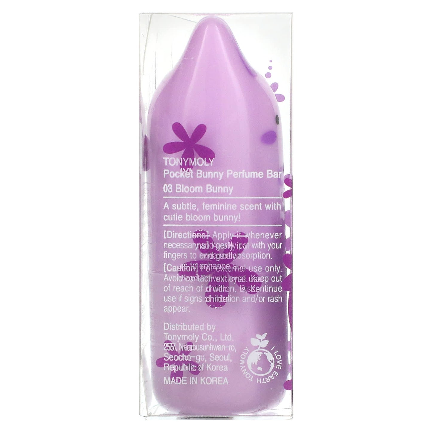 TonyMoly, Pocket Bunny Perfume Bar, Bloom Bunny, 9 g - Image 2