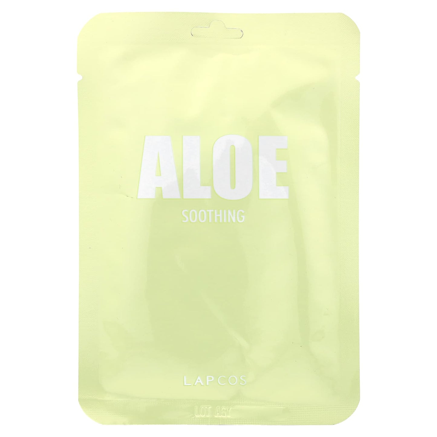 Lapcos, Aloe Beauty Sheet Mask, Soothing, 1 Sheet, 1.11 fl oz (33 ml) - Image 1