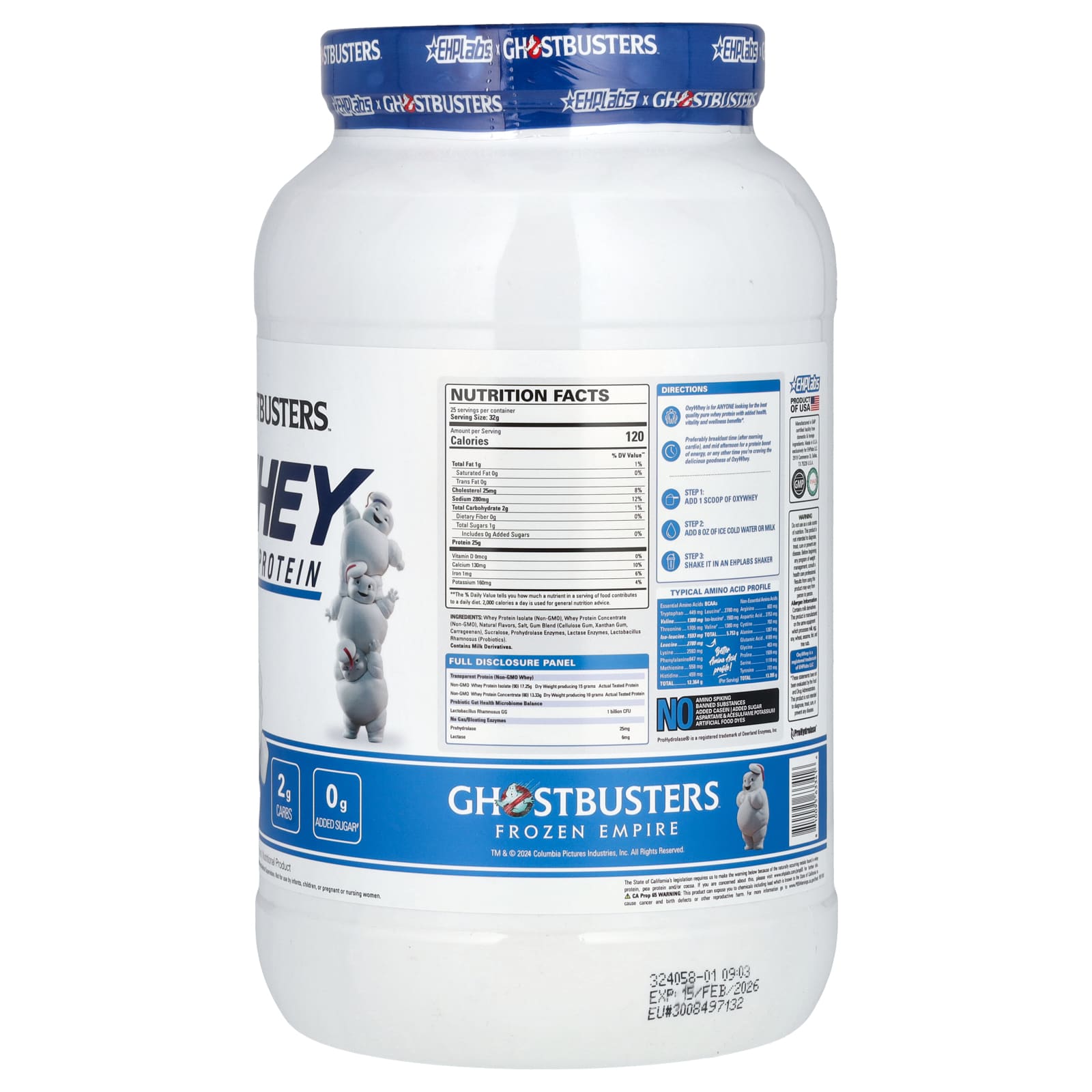 EHPlabs OxyWhey Daily Lean Whey Protein Powder 1.76 lb - Image 2