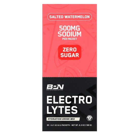 Electrolyte Hydration Drink Mix by BPN - Salted Watermelon Flavor, 30 Packets - Image 1