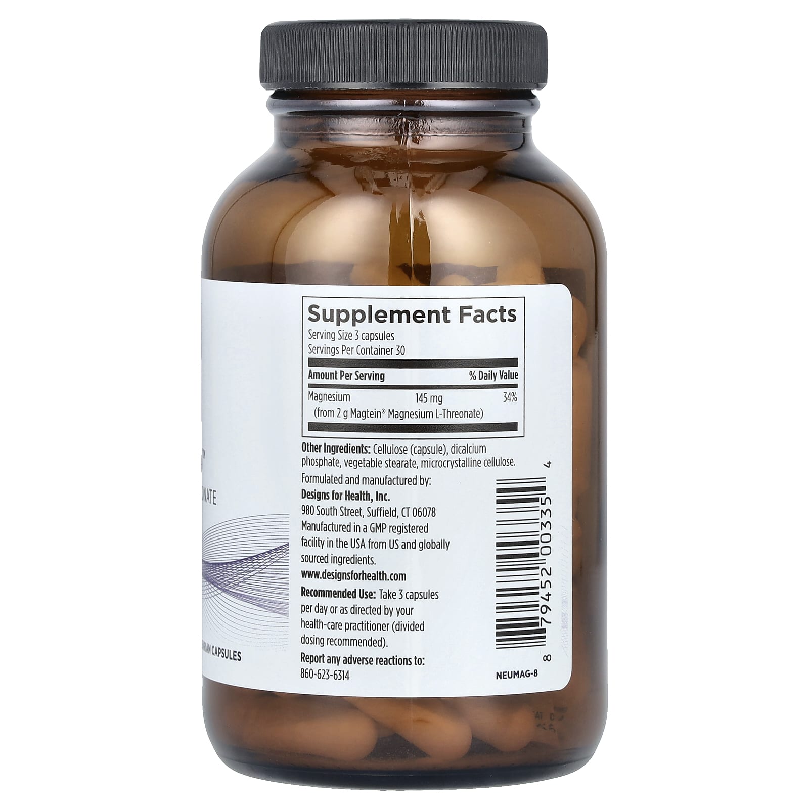 Optimize Brain Function with NeuroMag Magnesium Supplement - Designs For Health - Image 2