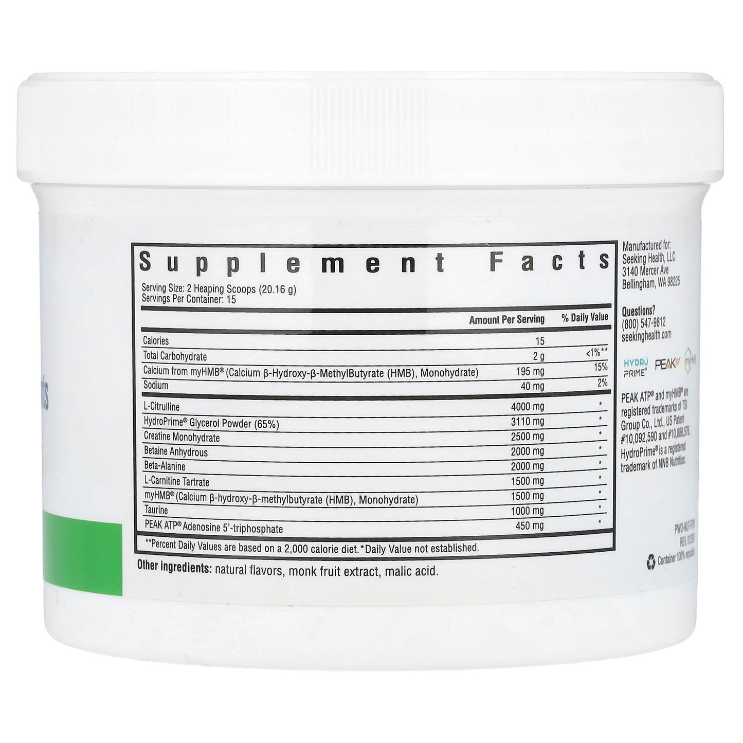 Seeking Health, Pre-Workout Nutrients, 10.66 oz (302.4 g) - Image 2