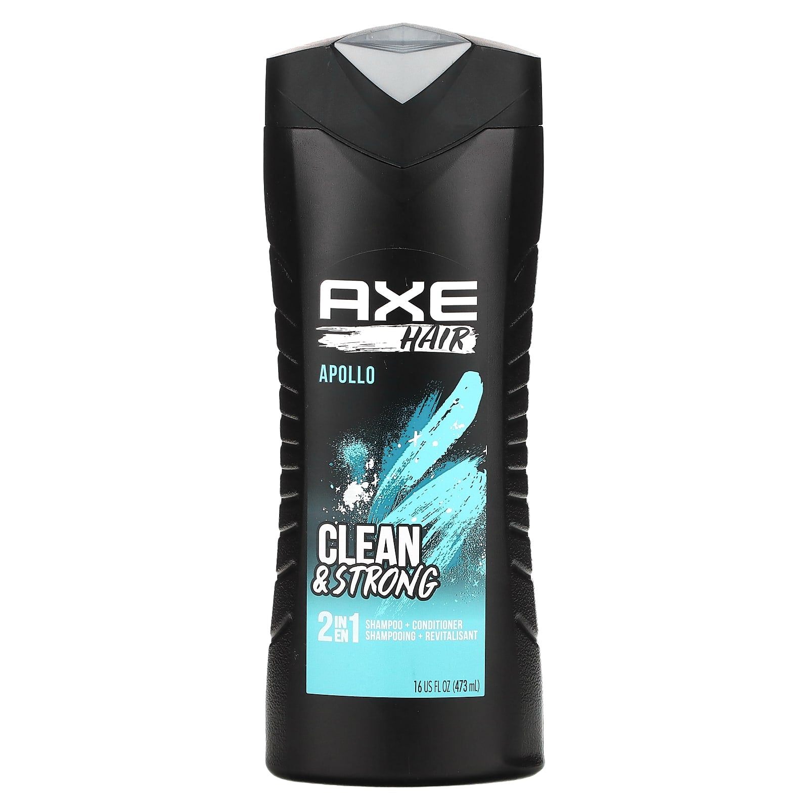 Axe Apollo 2-in-1 Shampoo and Conditioner, 16 fl oz (473 ml) - Sage & Cedarwood Scent - Image 1