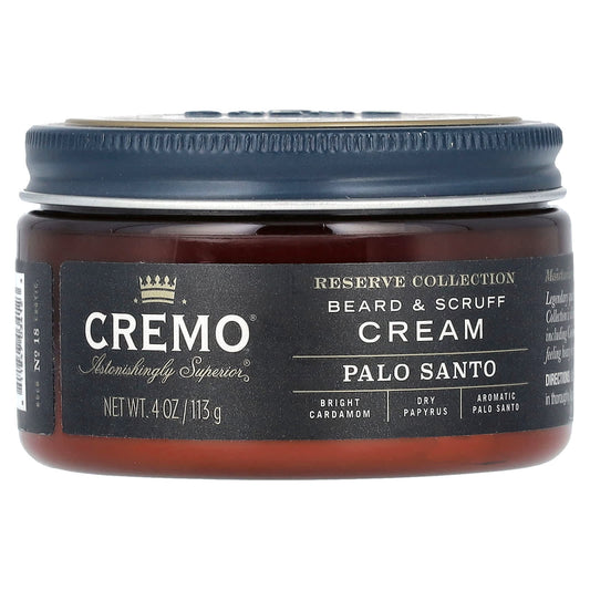Palo Santo Beard &amp; Scruff Cream by Cremo - 4 oz - Image 1
