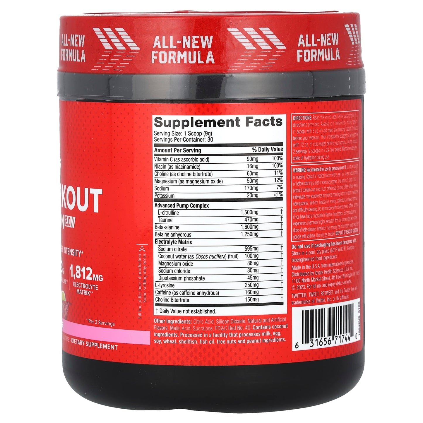 SIXSTAR, Pre-Workout Explosion 2.0, Pink Lemonade , 9.63 oz (273 g) - Image 2
