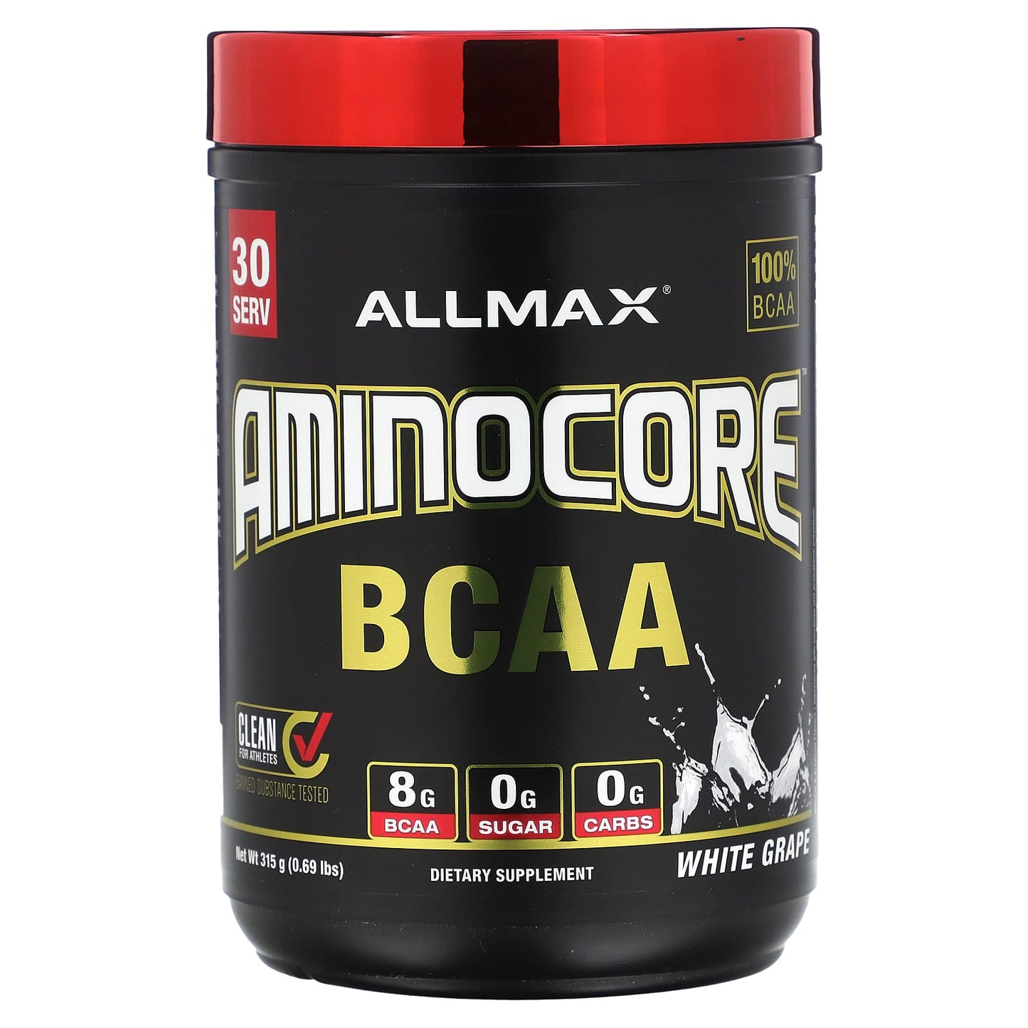 Build Lean Muscle with ALLMAX AMINOCORE BCAA Supplement, 315g - Image 1