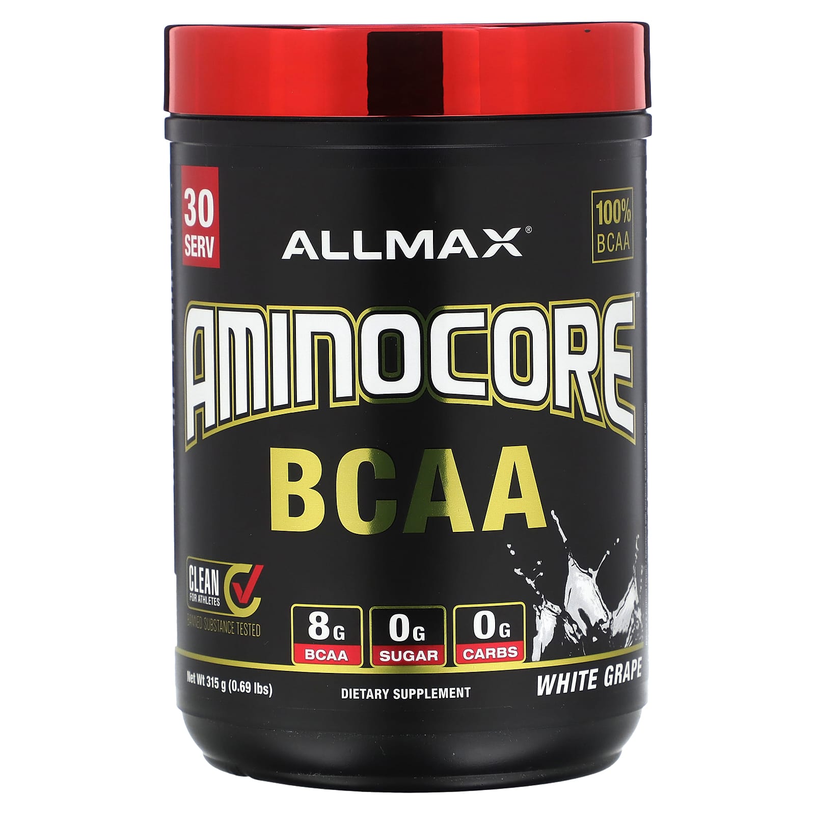 Build Lean Muscle with ALLMAX AMINOCORE BCAA Supplement, 315g - Image 1