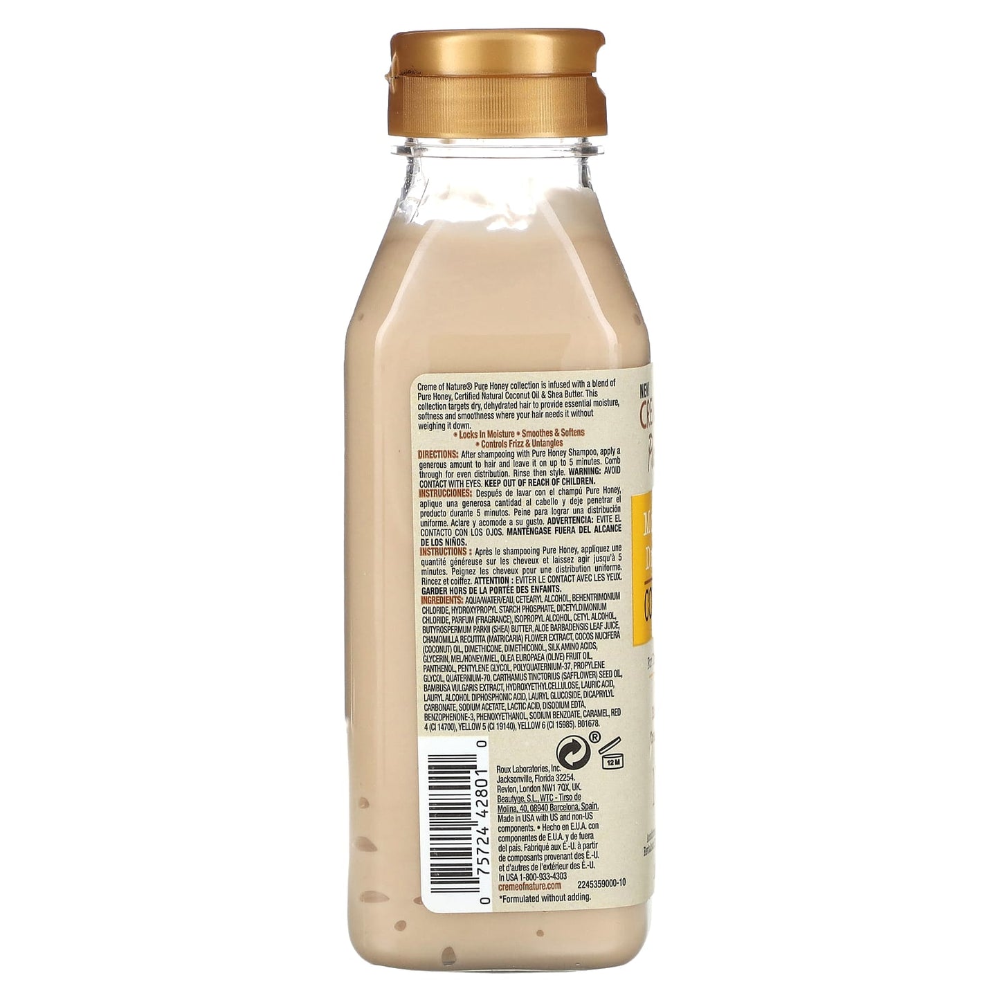 Pure Honey Moisturizing Conditioner for Dry Hair - 12 fl oz - Image 2