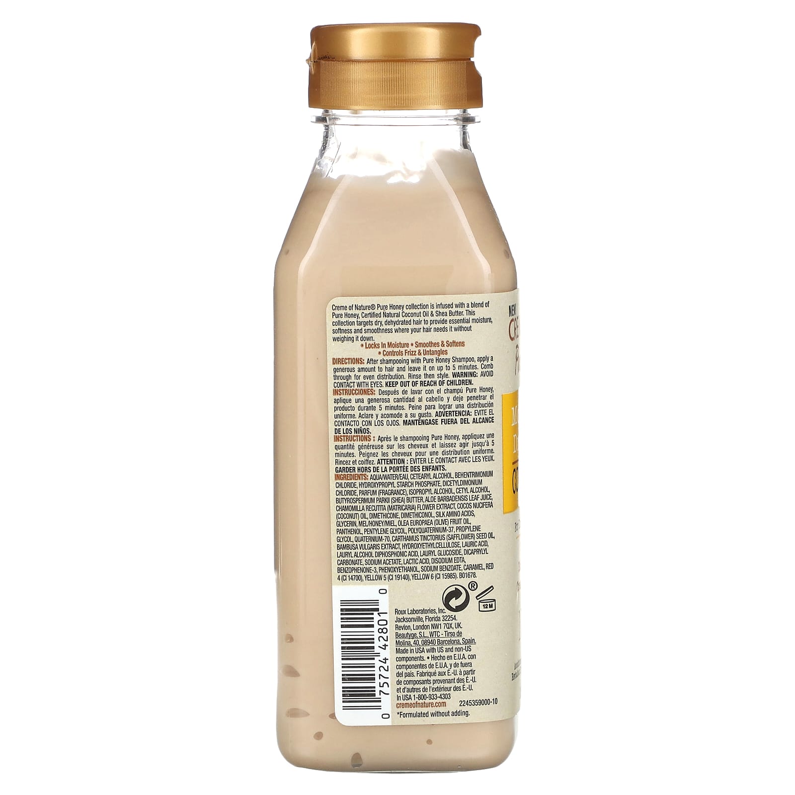 Pure Honey Moisturizing Conditioner for Dry Hair - 12 fl oz - Image 2