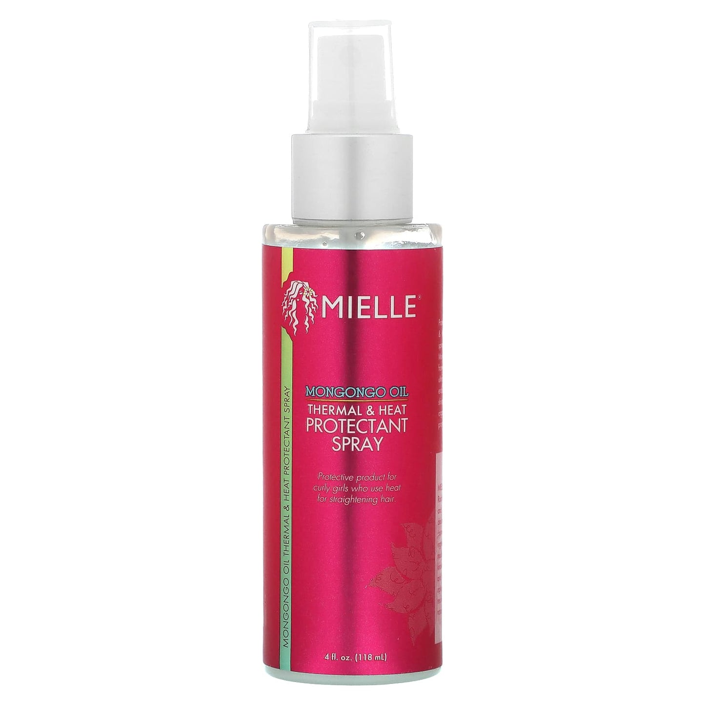 Mielle, Thermal & Heat Protectant Spray, Mongongo Oil, 4 fl oz (118 ml) - Image 1