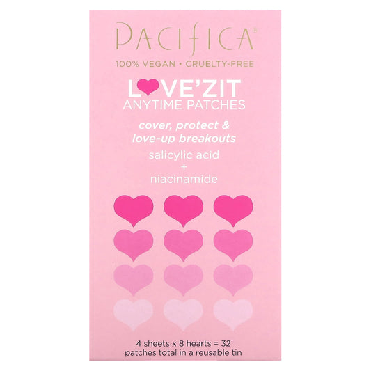 Pacifica, Love'Zit Anytime Patches, 32 Patches - Image 1