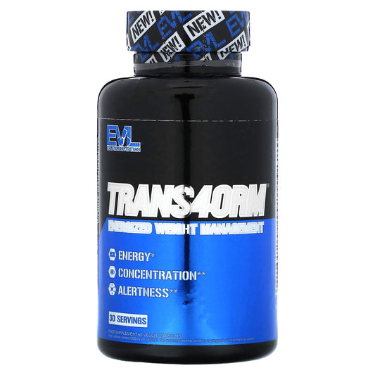 EVLution Nutrition Trans4orm Weight Management Supplement - 60 Veggie Capsules - Image 1