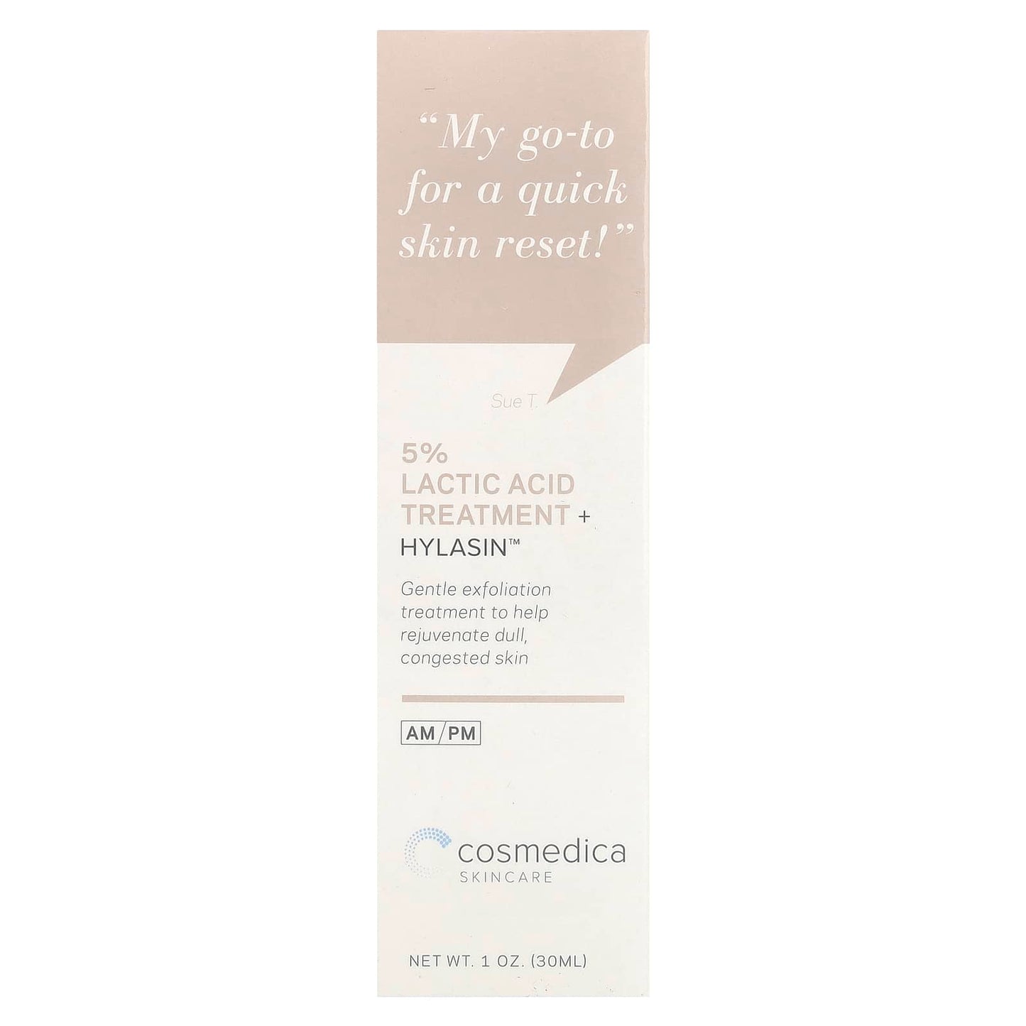 5% Lactic Acid Exfoliant with Hylasin for Brighter, Smoother Skin - Image 2