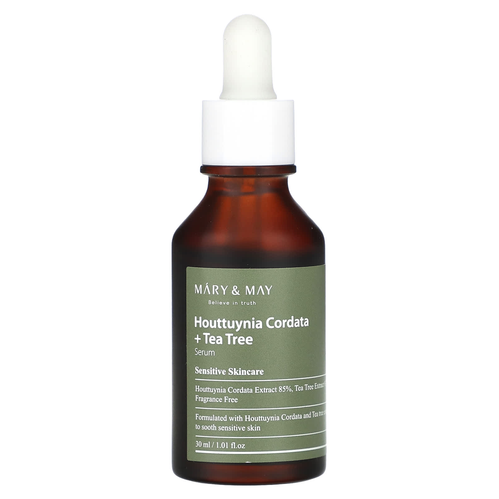 Mary & May, Houttuynia Cordata + Tea Tree Serum, 1.01 fl oz (30 ml) - Image 1
