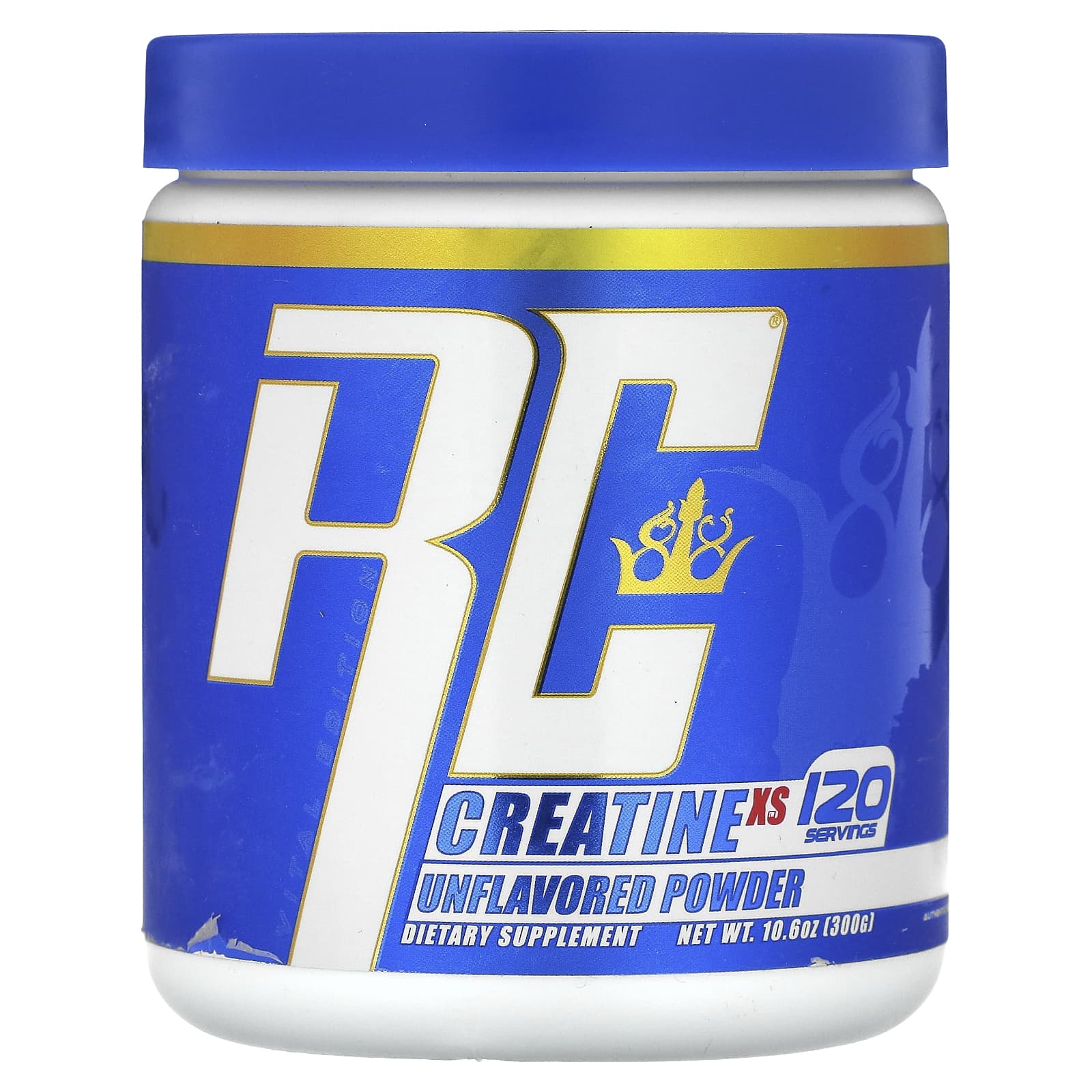 Ronnie Coleman, Vital Edition, Creatine XS Powder, Unflavored, 10.6 oz (300 g) - Image 1