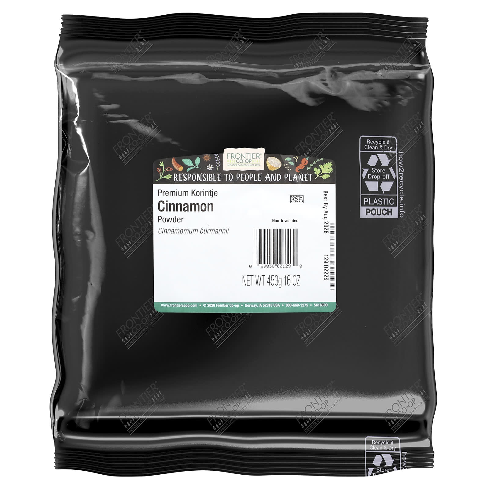 Premium Korintje Cinnamon Powder by Frontier Co-op, 16 oz - Image 2