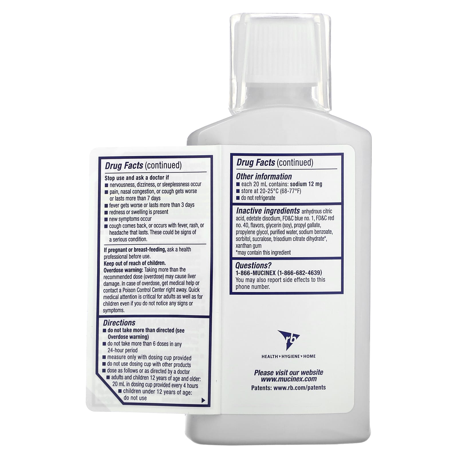 Mucinex, Fast-Max Cold, Flu & Sore Throat, Maximum Strength, For Ages 12+, 6 fl oz (180 ml) - Image 2