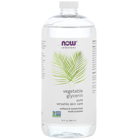 NOW Foods, Solutions, Vegetable Glycerin, 32 fl oz (946 ml) - Image 1
