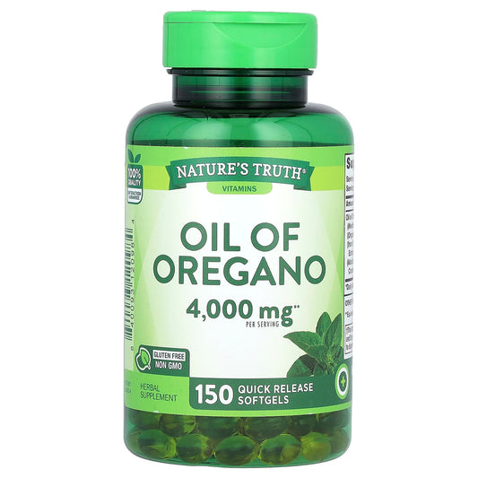 Nature's Truth, Vitamins, Oil Of Oregano, 2,000 mg, 150 Quick Release Softgels - Image 1